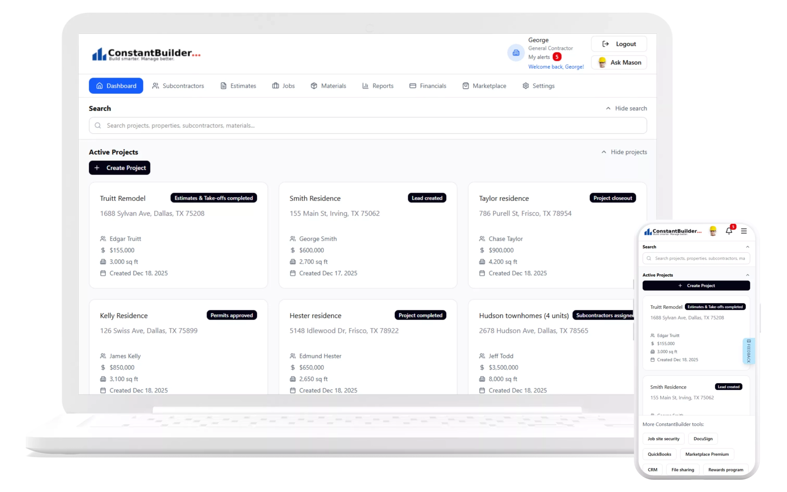 Constant Builder Header Image Hero Section